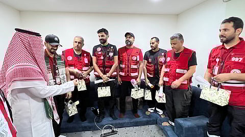 تحت شعار «عزنا بطبعنا».. الهلال الأحمر السعودي بمنطقة الباحة يشارك بفعاليات اليوم الوطني الـ95 