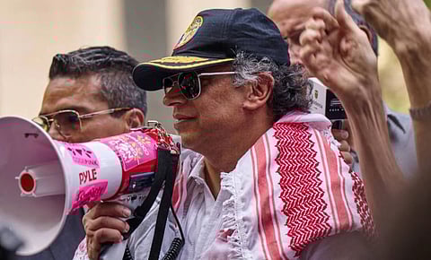 بسبب مشاركته في وقفة مؤيدة للفلسطينيين.. الولايات المتحدة تلغي تأشيرة الرئيس الكولومبي