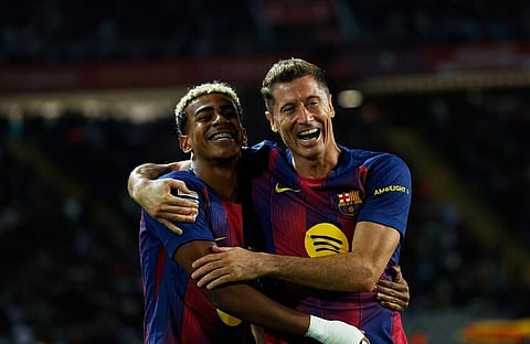 برشلونة يتجاوز سوسيداد وينتزع صدارة الدوري الإسباني من ريال مدريد