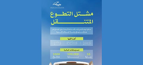 هيئة تطوير محمية الإمام عبدالعزيز بن محمد الملكية تطلق مبادرة "مشتل التطوّع المتنقل"