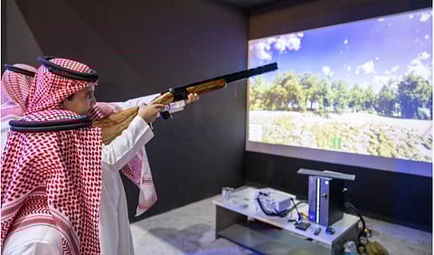 600 قطعة سلاح صيد متنوعة بمعرض الصقور والصيد السعودي الدولي 2025