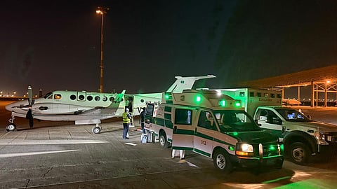 نقل مواطنتين بطائرة الإخلاء الطبي من الكويت لاستكمال علاجهما بالمملكة