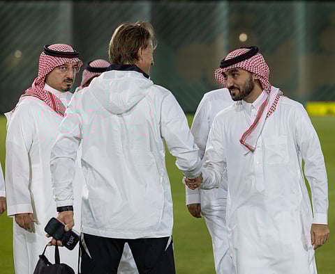  بحضور وزير الرياضة.. المنتخب يختتم استعداده لمواجهة أندونيسيا بملحق تصفيات كأس العالم