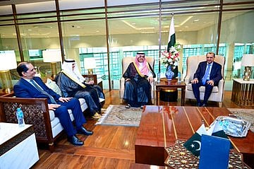 سفير خادم الحرمين الشريفين بباكستان يستقبل وفد مجلس الأعمال السعودي الباكستاني
