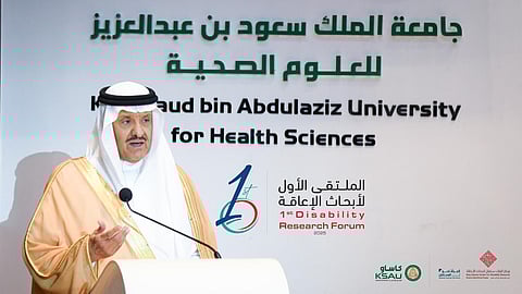 الأمير سلطان بن سلمان لـ"عاجل": مركز الملك سلمان لأبحاث الإعاقة يحتضن أكثر من 290 مجموعة بحثية على مستوى العالم 