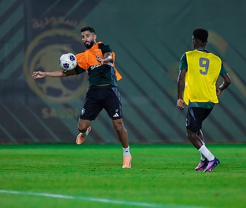 الأخضر يواصل استعداداته لمواجهة منتخب العراق