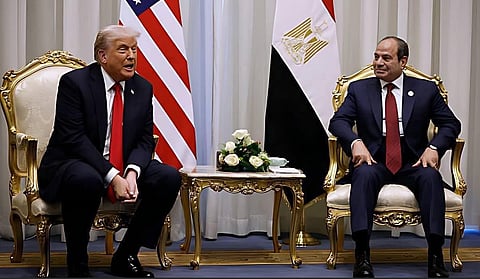 الرئيس المصري لـ «ترامب»: أنت الوحيد القادر على تحقيق السلام