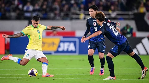 مباراة اليابان والبرازيل
