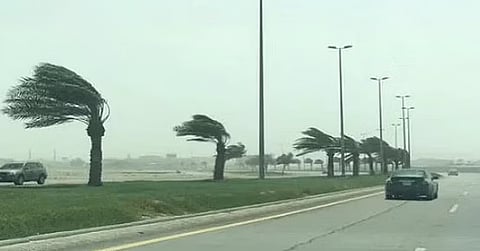 المركز الوطني للأرصاد  ينبَّه من رياحٌ شديدة على منطقة حائل