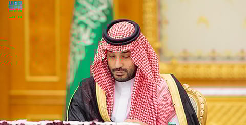 ولي العهد يرأس جلسة مجلس الوزراء في الرياض