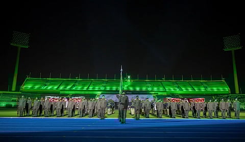 نائب وزير الداخلية المكلف يشهد حفل افتتاح بطولة العالم لرياضة الإطفاء والإنقاذ
