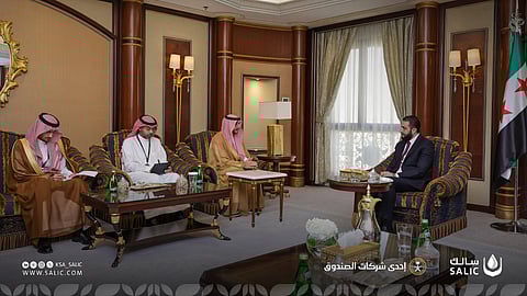  أحمد الشرع يبحث آفاق التعاون مع رئيس «سالك»
