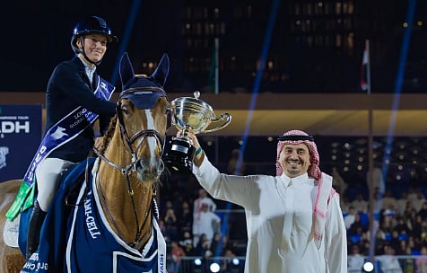  الفارسة الألمانية يانا فارجرز تُتوج بلقب "جولة الرياض الختامية" في بطولة لونجين العالمية