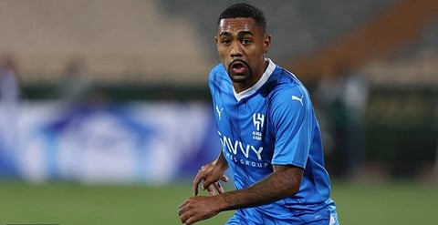 الهلال يعلن سفر مالكوم إلى إسبانيا للاطمئنان على إصابته