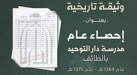 «وثيقة تاريخية» ترصد ملامح البدايات النظامية للتعليم في المملكة خلال الفترة من 1364 - 1375هـ