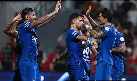 الهلال يعلن تفاصيل إصابة رباعي الفريق قبل مواجهة الغرافة