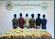 القبض على 6 مخالفين إثيوبيين ويمنيين بجازان لتهريبهم 200 كيلوجرامًا من القات المخدر