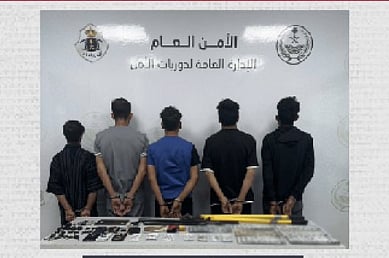 القبض على 5 وافدين سوريين لسرقتهم مركبات واستخدامها في ارتكاب حوادث جنائية بالرياض