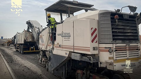 أمانة الأحساء تبدأ تطوير طريق جبل الأربع لرفع كفاءة الحركة المرورية