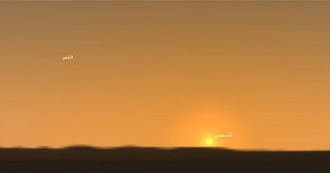 مرصد المجمعة يكشف الظروف العلمية لرؤية هلال جمادى الآخرة 1447هـ