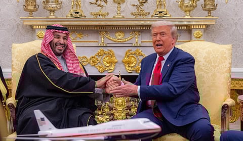  ولي العهد والرئيس الأمريكي يوقعان اتفاقية الدفاع الاستراتيجية بين البلدين