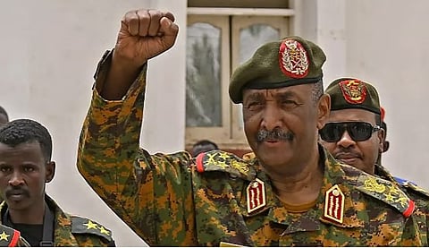 البرهان يشكر ولي العهد على حرصه لوقف معاناة الشعب السوداني