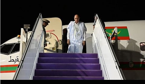 الرئيس الموريتاني يصل المدينة المنورة لزيارة المسجد النبوي