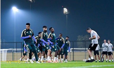 اليوم.. الأخضر يواجه المنتخب المغربي سعيًا لحسم الصدارة في كأس العرب