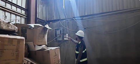 أمانة العاصمة المقدسة: رصد مستودع يعمل دون التزام بالاشتراطات البلدية