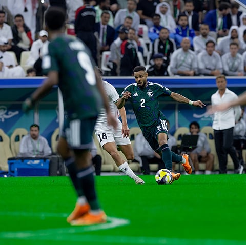 المنتخب السعودي ونظيره الفلسطيني