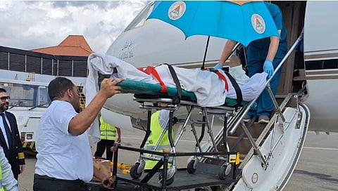 نقل مواطن من إندونيسيا إلى المملكة عبر طائرة الإخلاء الطبي 