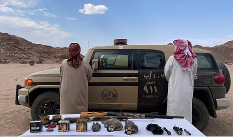 القبض على مواطنين لارتكابهما مخالفة الصيد دون ترخيص في المدينة المنورة