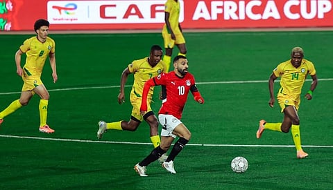 المنتخب المصري يفوز على نظيره الزيمبابوي في كأس الأمم الأفريقية بالمغرب