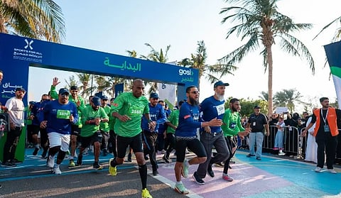 «التأمينات الاجتماعية» تختتم الجولة الرابعة من سباق تقدير للمشي في جدة