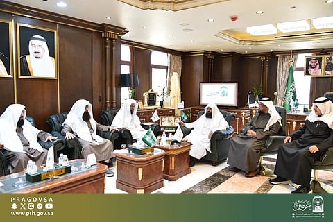 رئيس الشؤون الدينية يطّلع على منجزات برنامج الإقراء بالمسجد النبوي