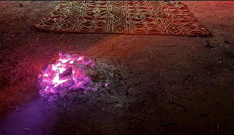 ضبط مخالف أشعل النار في غير الأماكن المخصصة بمحمية طويق الطبيعية 