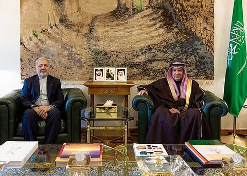  نائب وزير الخارجية يبحث العلاقات الثنائية مع سفير إيران بالمملكة