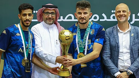 تتويج العلا بكأس الاتحاد السعودي لكرة قدم الصالات