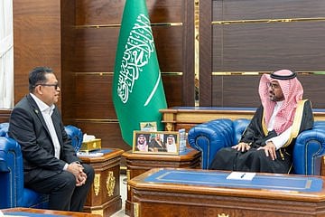 رئيس الجامعة الإسلامية يستقبل رئيس برلمان بانجسامورو الفلبينية لبحث الموضوعات المشتركة