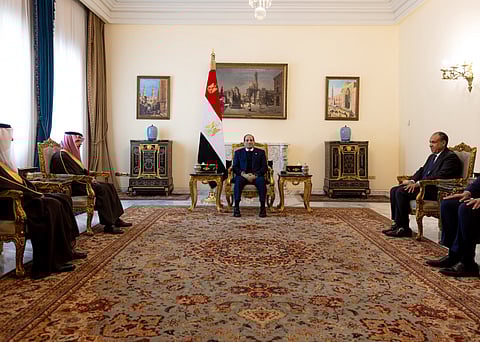 الرئيس المصري يستقبل وزير الخارجية ويبحثان مستجدات الأوضاع الإقليمية والدولية