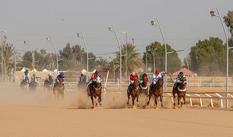 ميدان الفروسية بالجوف يتوج الفائزين في حفل السباقات الخامس 