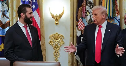 الشرع وترامب يبحثان هاتفيًا تطورات الأوضاع في سوريا