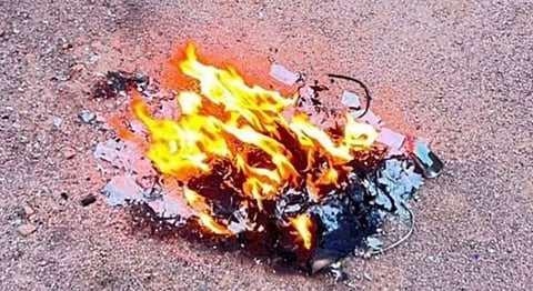 ضبط مواطن لإشعاله النار في غير الأماكن المخصصة بمنطقة حائل