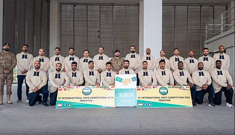 وزارة الداخلية تشارك في مسابقة روح الفريق العسكرية الدولية في باكستان