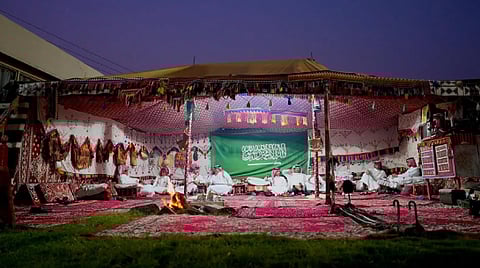 إقبال كبير على مخيمات وجلسات مهرجان شتاء الباحة