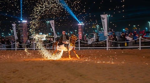 ميدان الفروسية يستقبل أكثر من 180 ألف زائر ضمن الفعاليات المصاحبة لرالي حائل 