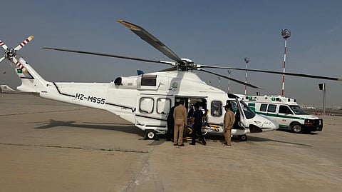 إخلاء طبي لمواطن من الكويت لاستكمال علاجه في المملكة