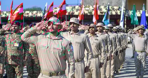 وزارة الداخلية تشارك في مسابقة «روح الفريق العسكرية» الدولية بباكستان 