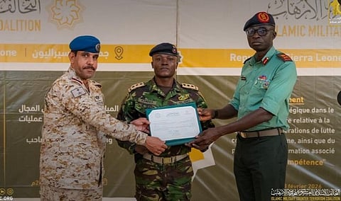 التحالف الإسلامي يختتم في سيراليون برنامج «كفاءة» لمحاربة الإرهاب وإبطال الألغام والعبوّات الناسفة