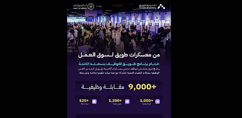  اختتام فعاليات النسخة الثامنة من برنامج «طويق للتوظيف»